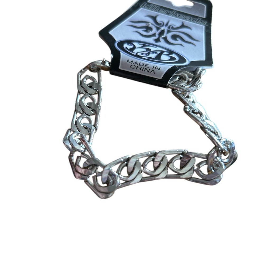 Killer beads Silver toned Chain Bracelet